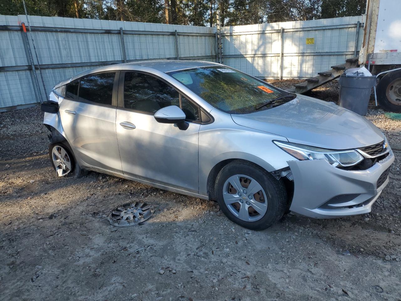 2017 Chevrolet Cruze VIN 1G1BC5SM0H7233157 Copart auction photo, rear end / side damage thumbnail 4