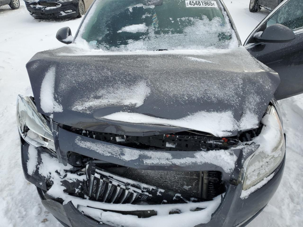 2011 Buick Regal VIN W04GP5EC3B1021622 Copart auction photo, front end damage thumbnail 11