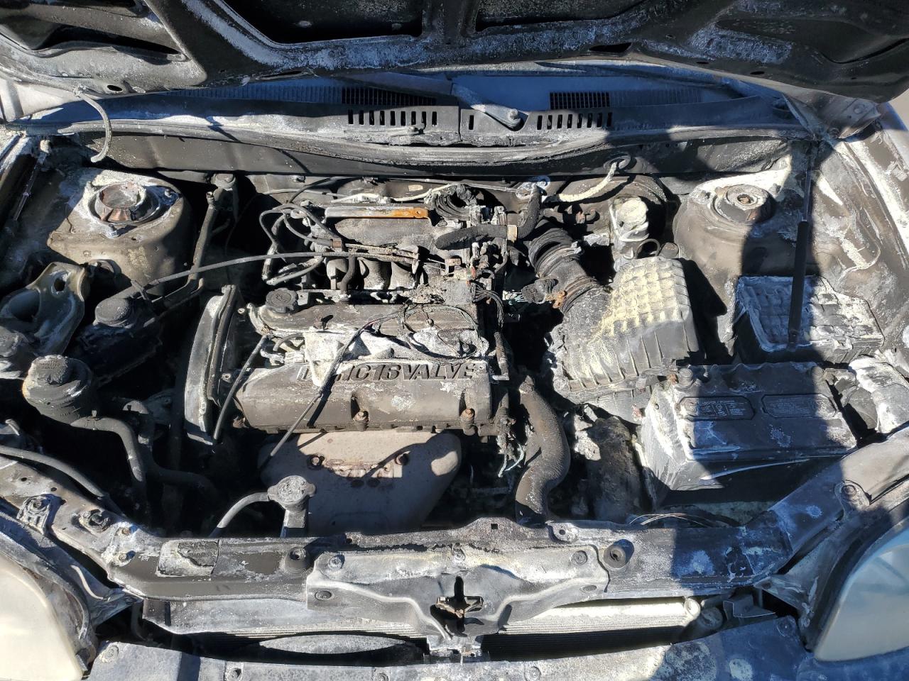 2003 Hyundai Santa Fe VIN KM8SB12B13U405056 Copart auction photo, burn - engine / front end damage thumbnail 11