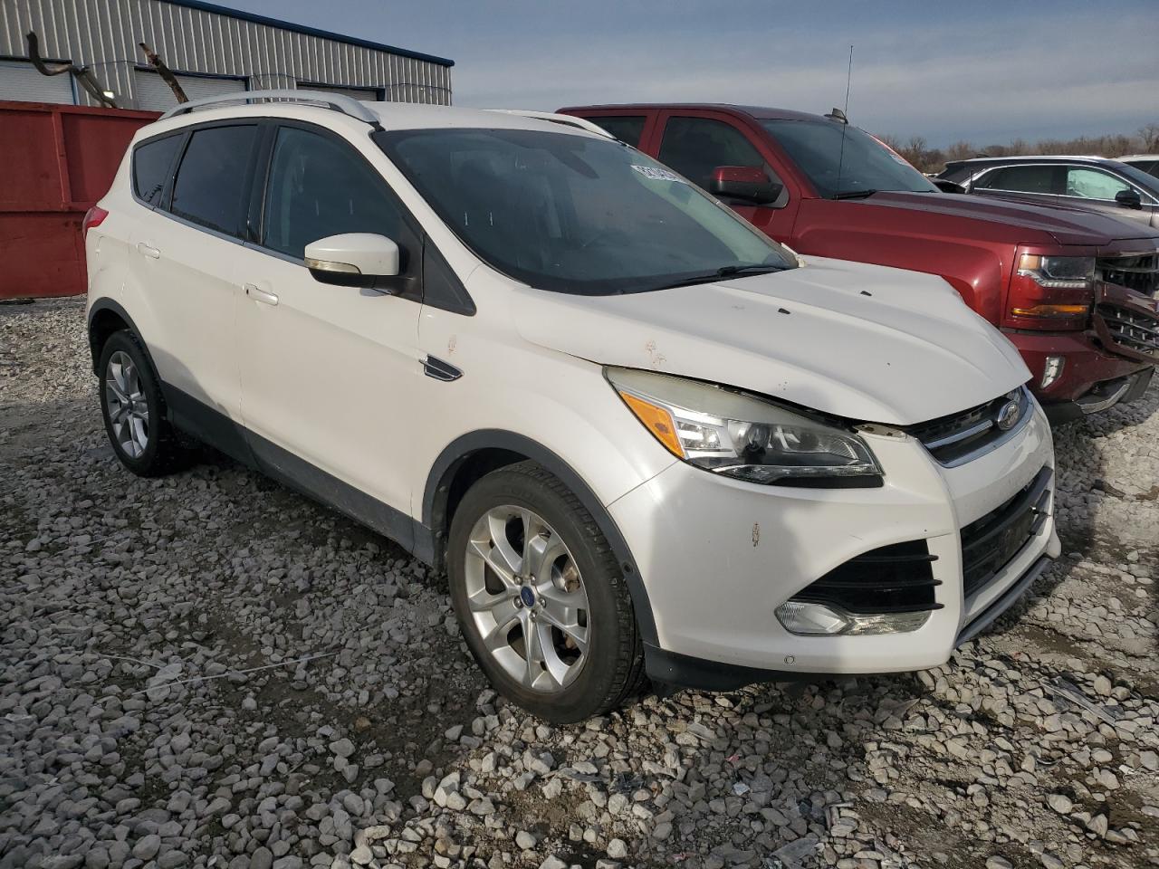 2014 Ford Escape VIN 1FMCU0JX6EUC20302 Copart auction photo, front end damage thumbnail 4