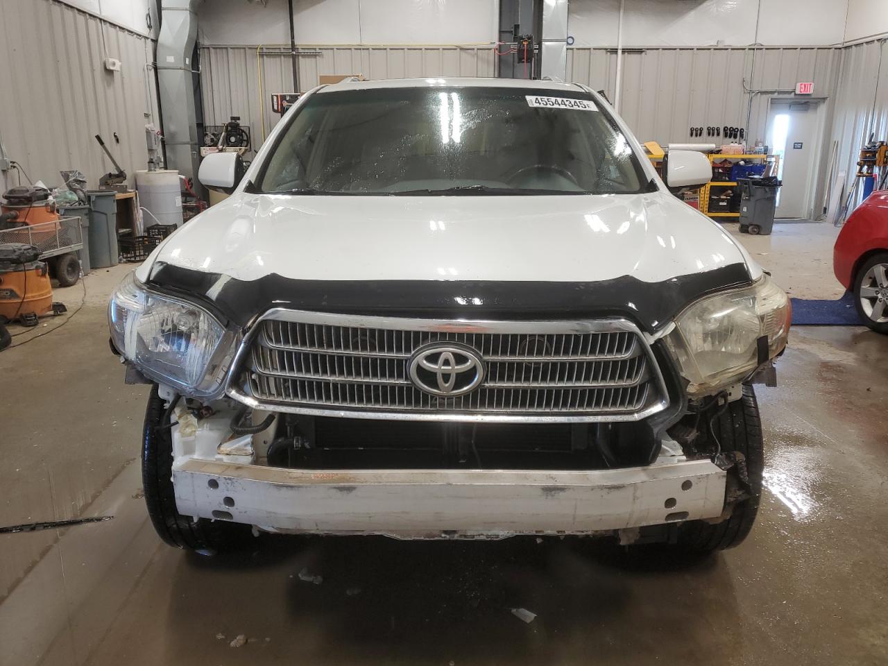 2008 Toyota Highlander VIN JTEEW44AX82004521 Copart auction photo, front end damage thumbnail 5