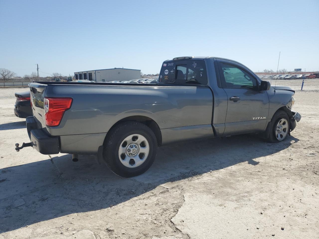 2017 Nissan Titan VIN 1N6AA1R73HN557858 Copart auction photo, front end / side damage thumbnail 3