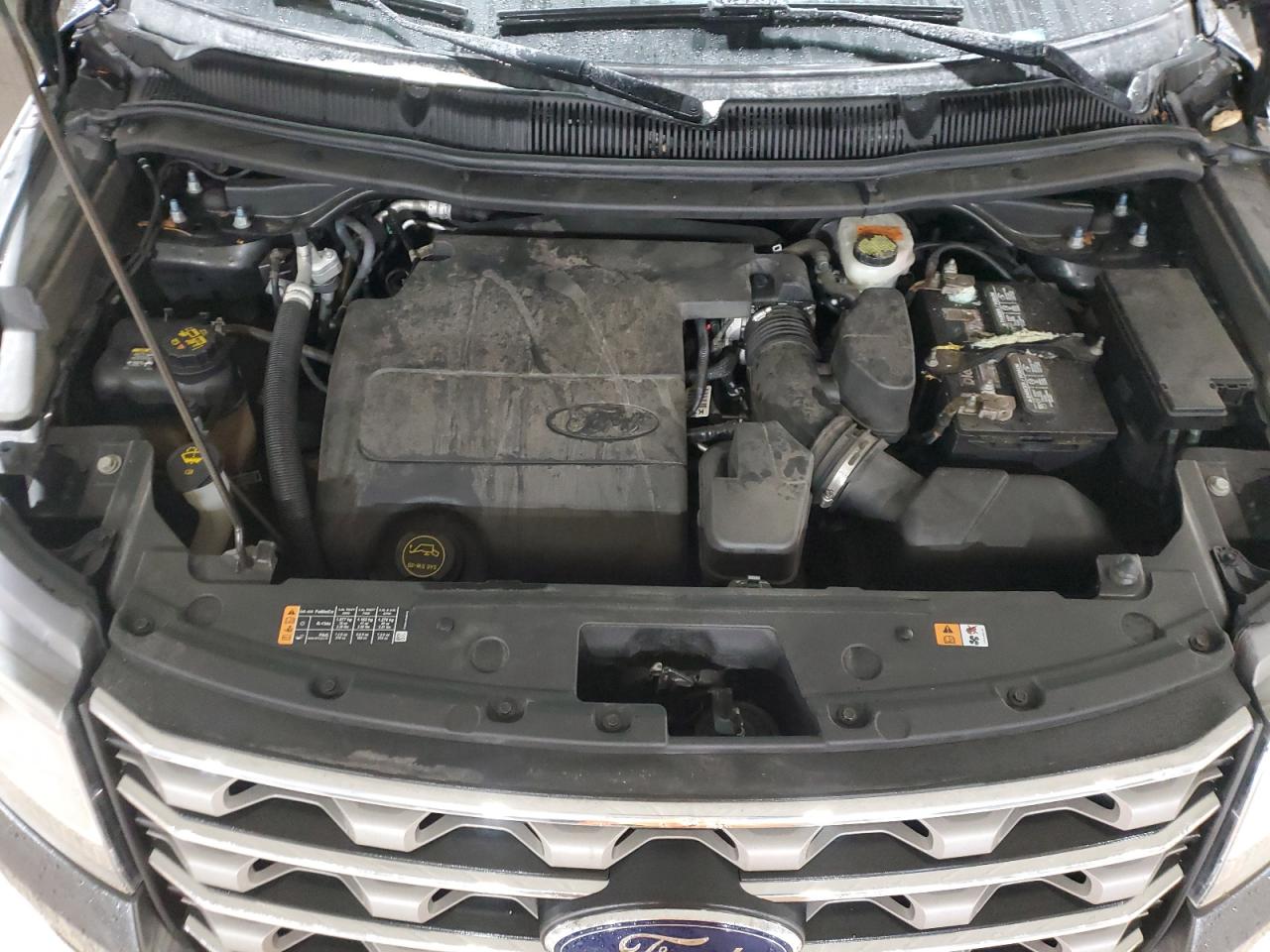 2017 Ford Explorer VIN 1FM5K8D86HGA30908 Copart auction photo, rear end damage thumbnail 12
