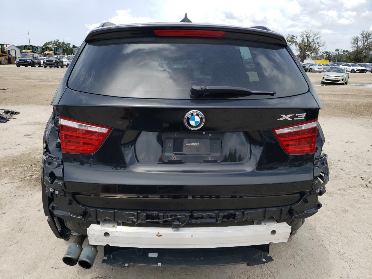 2016 BMW X3 VIN 5UXWX9C51G0D67325 Copart auction photo, side / rear end damage thumbnail 6