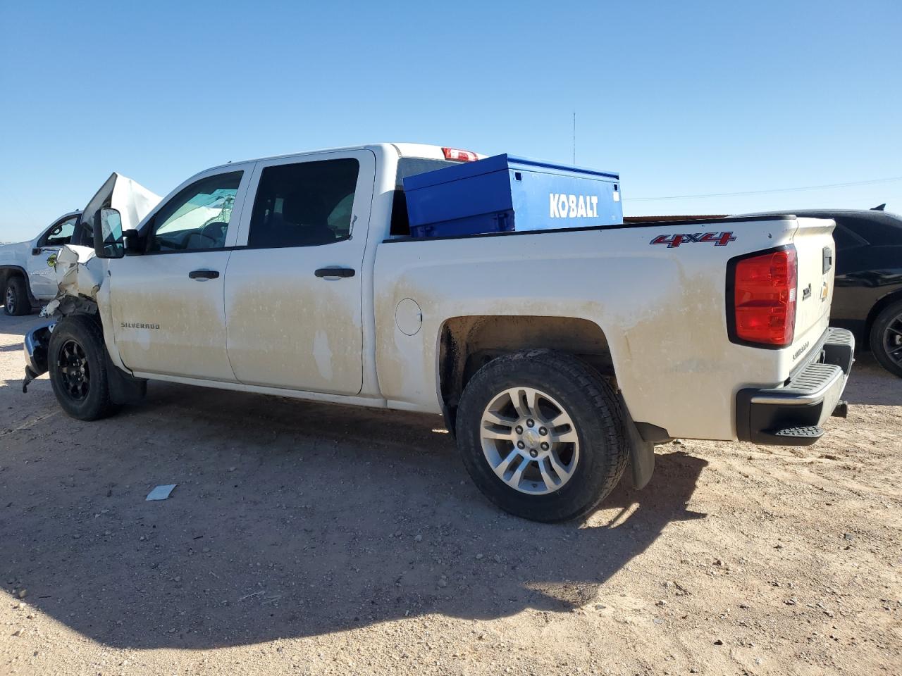 2014 Chevrolet Silverado VIN 3GCUKREC7EG257940 Copart auction photo, front end damage thumbnail 2