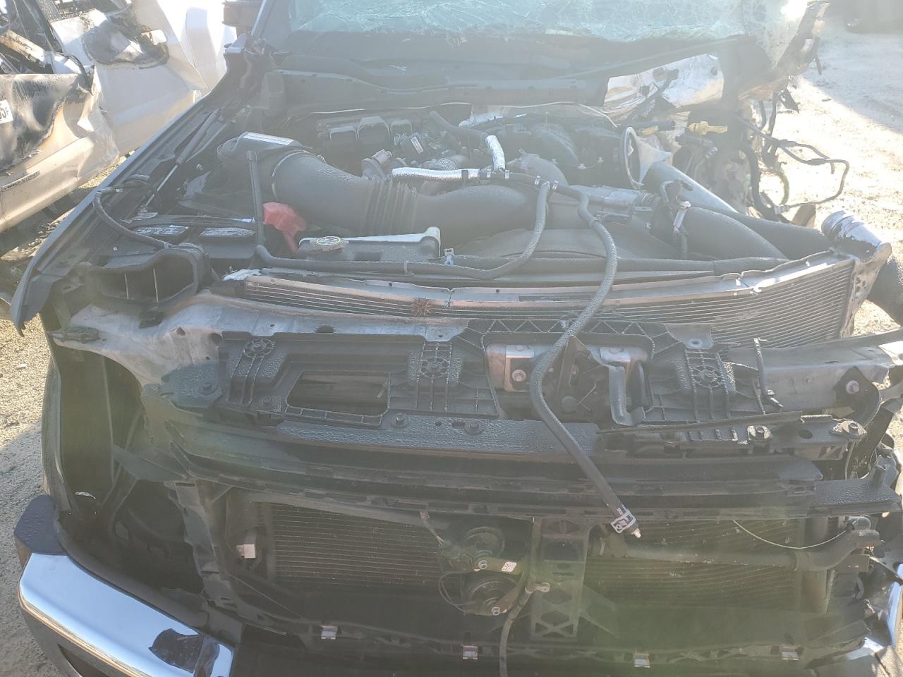 2017 Ford F450 VIN 1FT8W4DT3HEC73199 Copart auction photo, front end / all over damage thumbnail 11