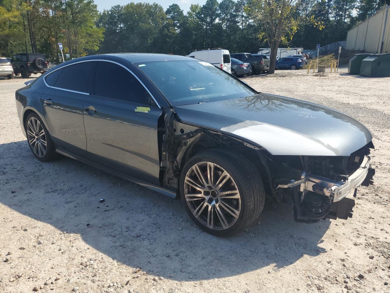 2013 Audi A7 VIN WAU2GAFC6DN064397 Copart auction photo, front end damage thumbnail 4
