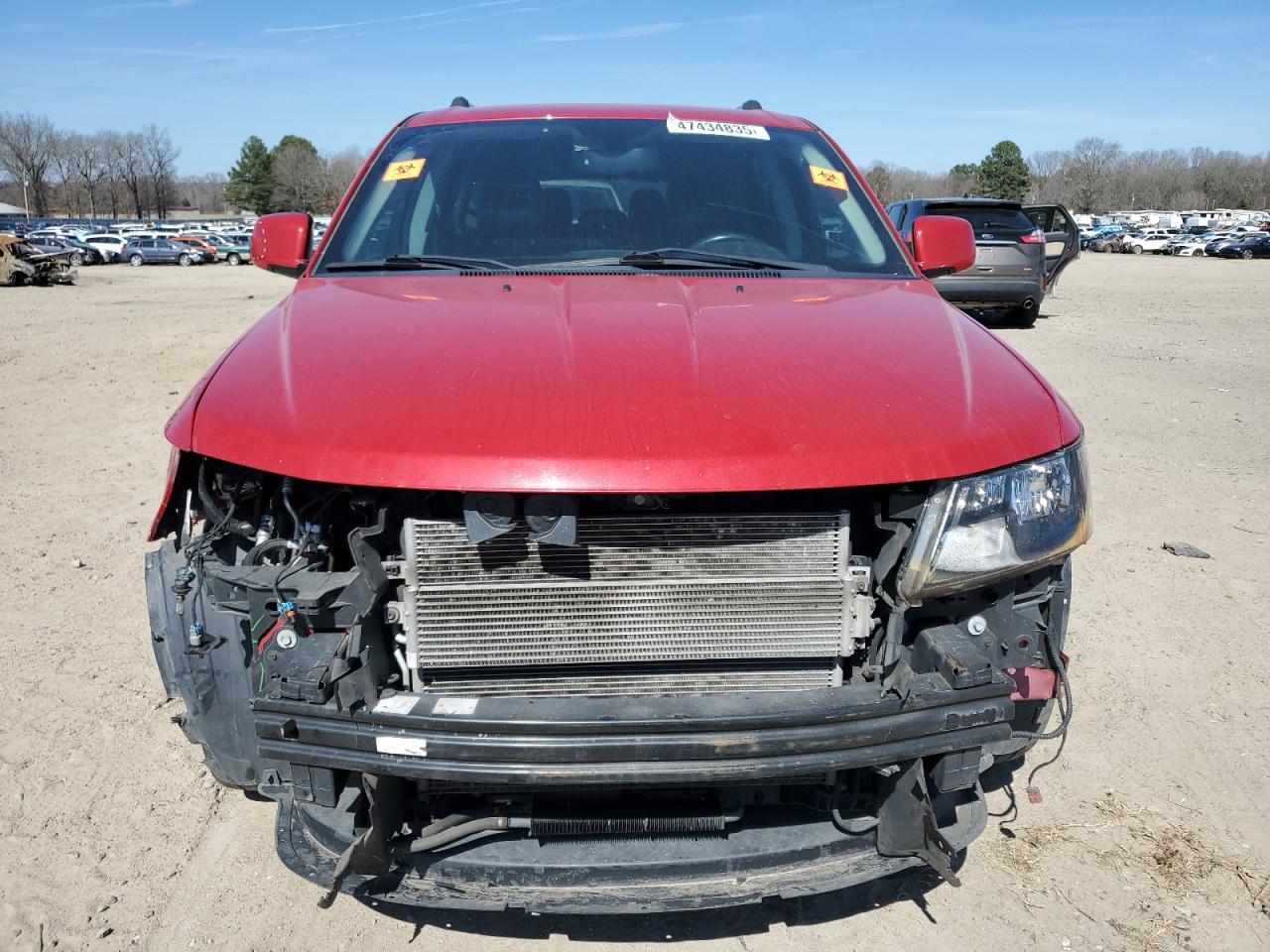 2018 Dodge Journey VIN 3C4PDCGG6JT215880 Copart auction photo, front end / minor dent/scratches damage thumbnail 5