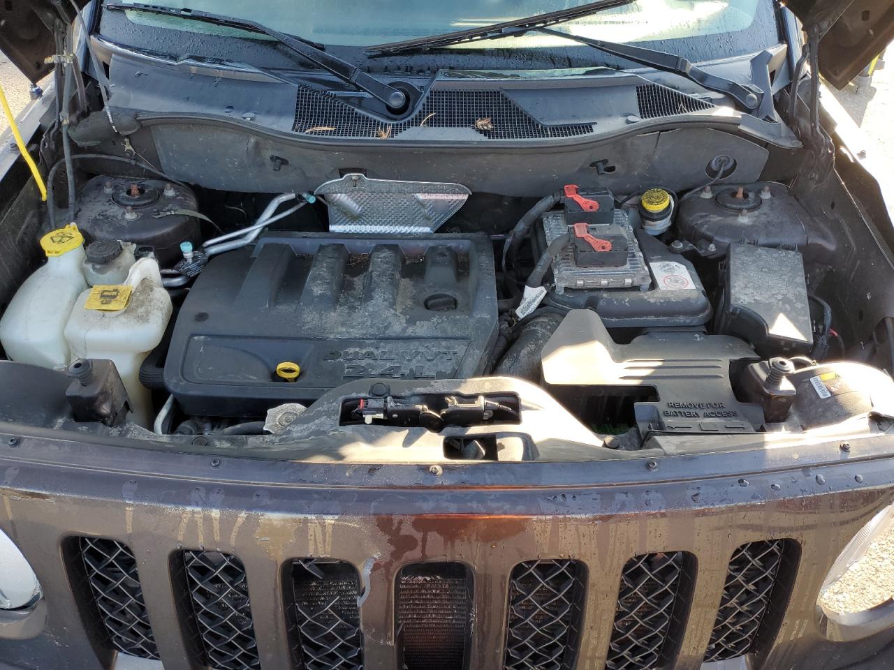 2014 Jeep Liberty (Patriot) VIN 1C4NJRFB0ED718308 Copart auction photo, front end damage thumbnail 13