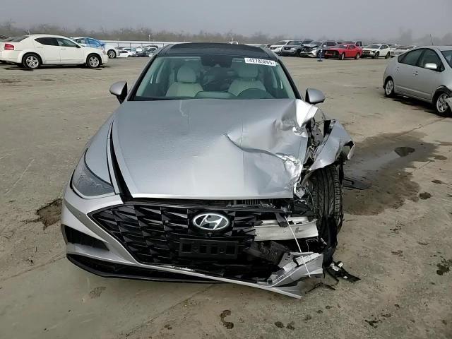 2020 Hyundai Sonata VIN 5NPEH4J26LH039821 Copart auction photo, front end / rear end damage thumbnail 11