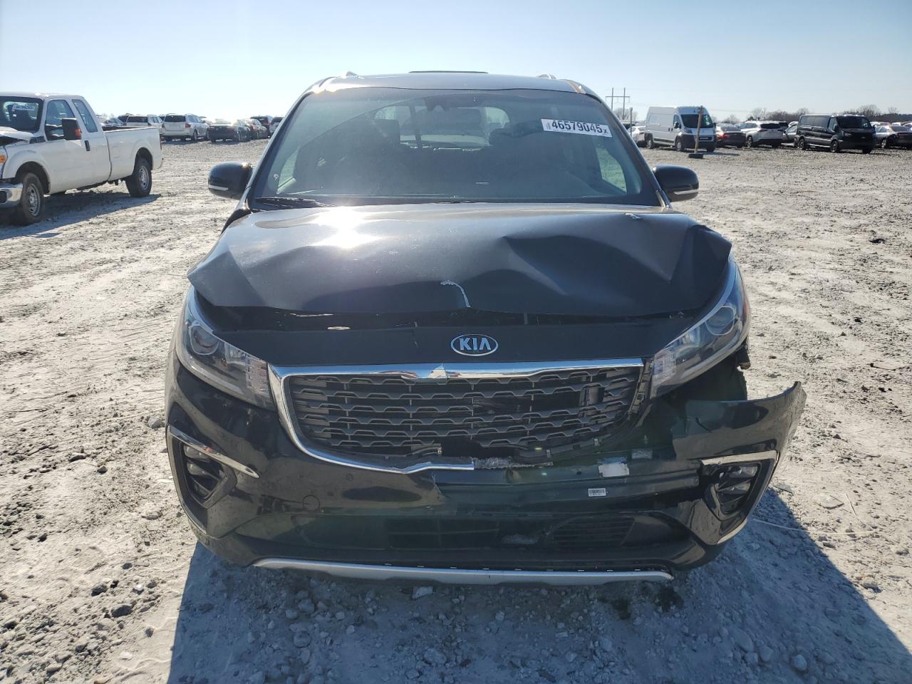 2019 KIA Sedona VIN KNDMC5C16K6539393 Copart auction photo, front end damage thumbnail 5