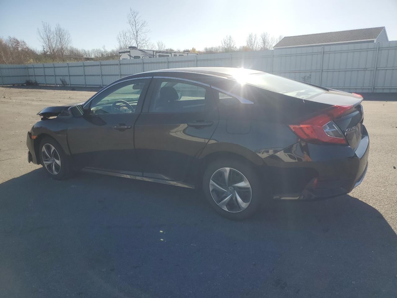 2019 Honda Civic VIN 2HGFC2F65KH581584 Copart auction photo, front end / minor dent/scratches damage thumbnail 2