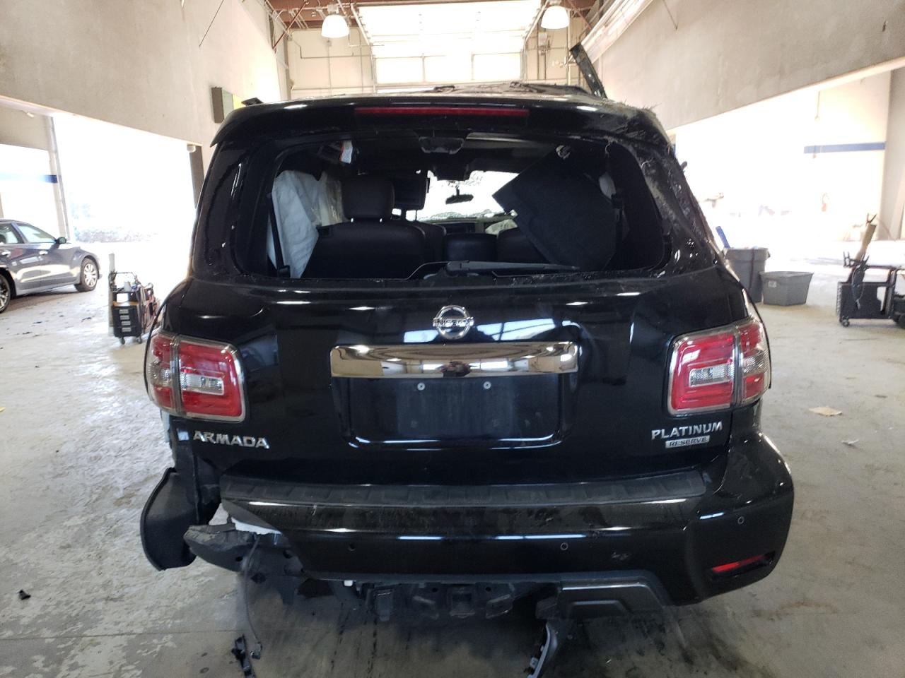 2019 Nissan Armada VIN JN8AY2NE8K9757051 Copart auction photo, rollover / side damage thumbnail 6