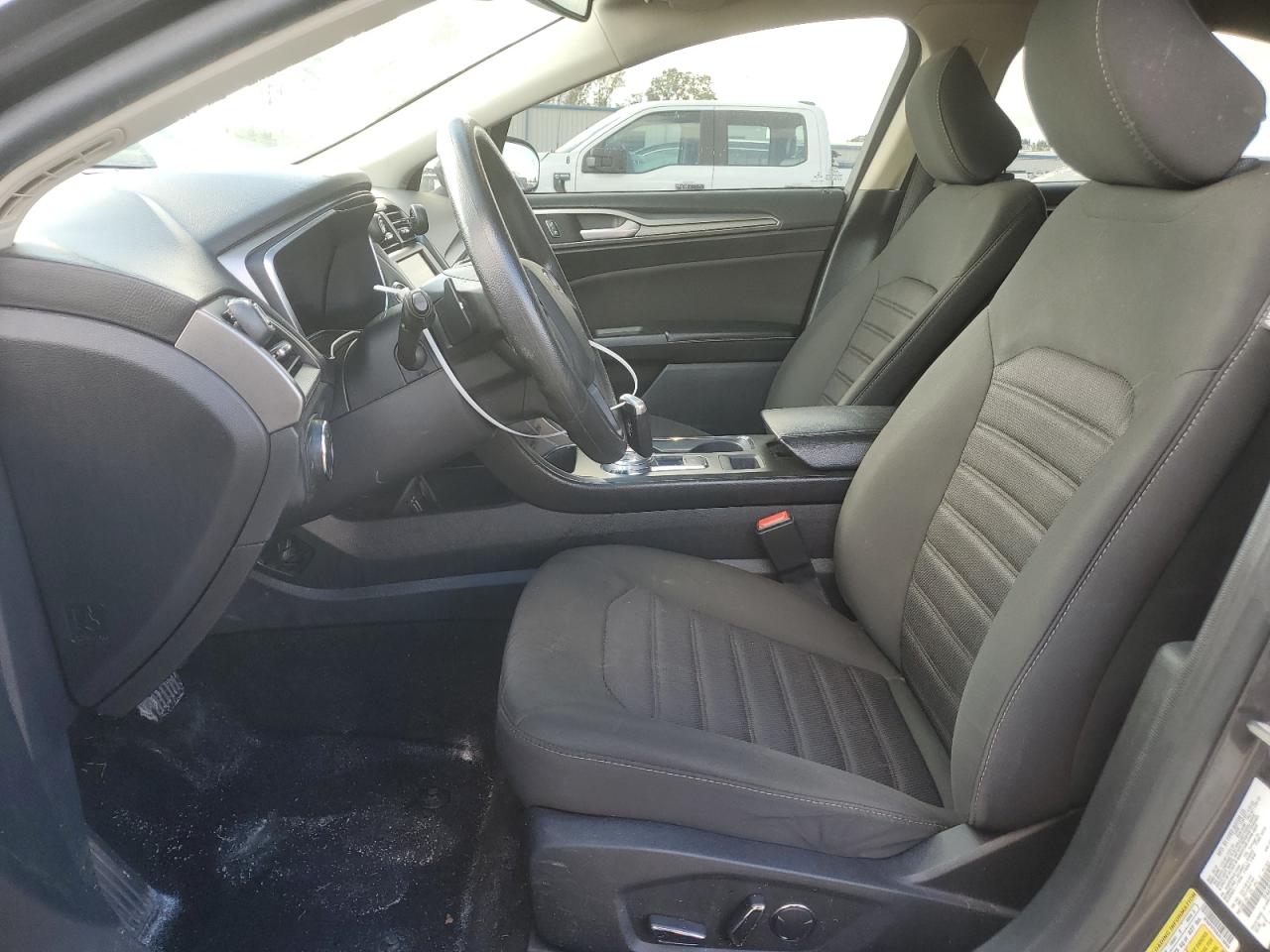 2020 Ford Fusion VIN 3FA6P0T90LR119404 Copart auction photo, front end / side damage thumbnail 7