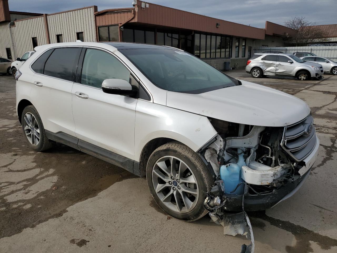 2018 Ford Edge VIN 2FMPK4K80JBC19555 Copart auction photo, front end damage thumbnail 4