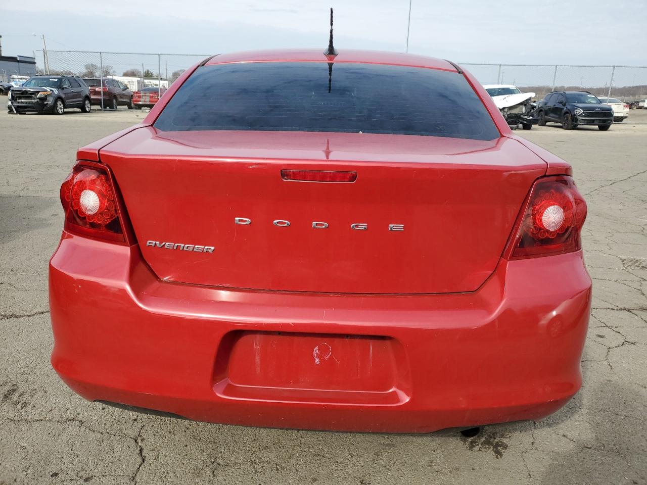 2013 Dodge Avenger VIN 1C3CDZAB0DN757242 Copart auction photo, front end damage thumbnail 6