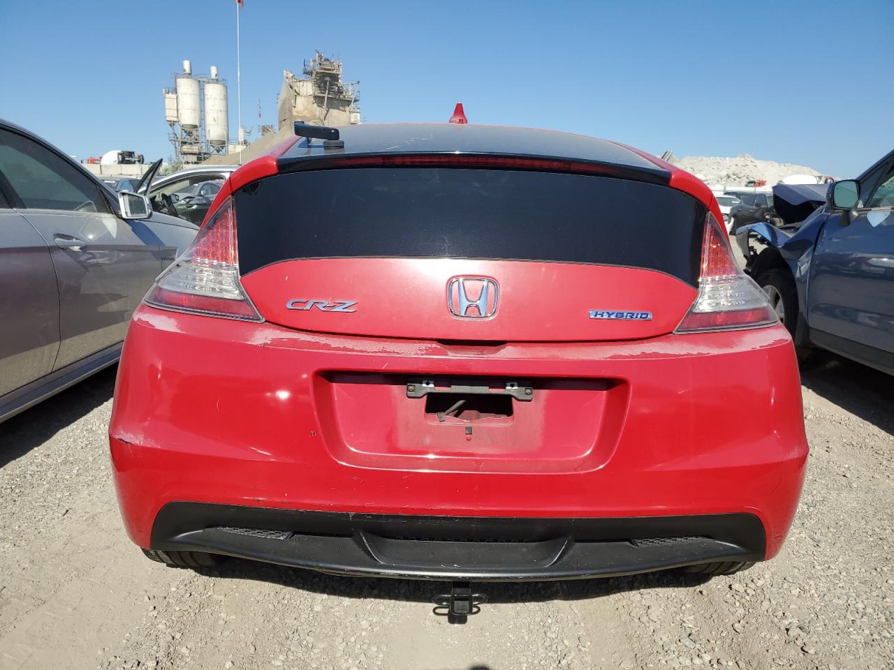 2011 Honda CR-Z VIN JHMZF1D68BS012297 Copart auction photo, front end damage thumbnail 6