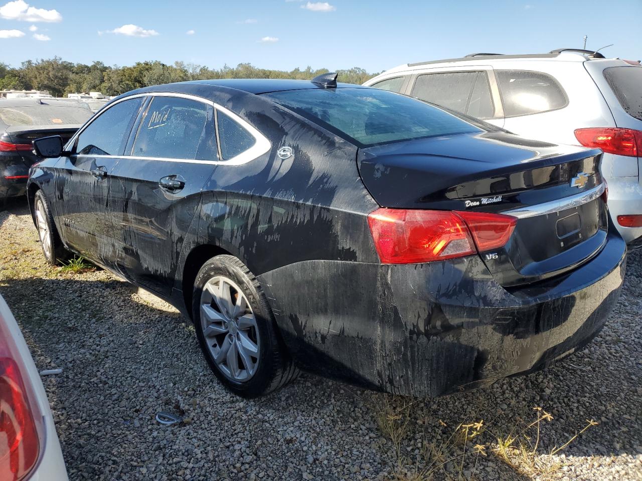 2018 Chevrolet Impala VIN 2G1105S3XJ9127296 Copart auction photo, side / front end damage thumbnail 2