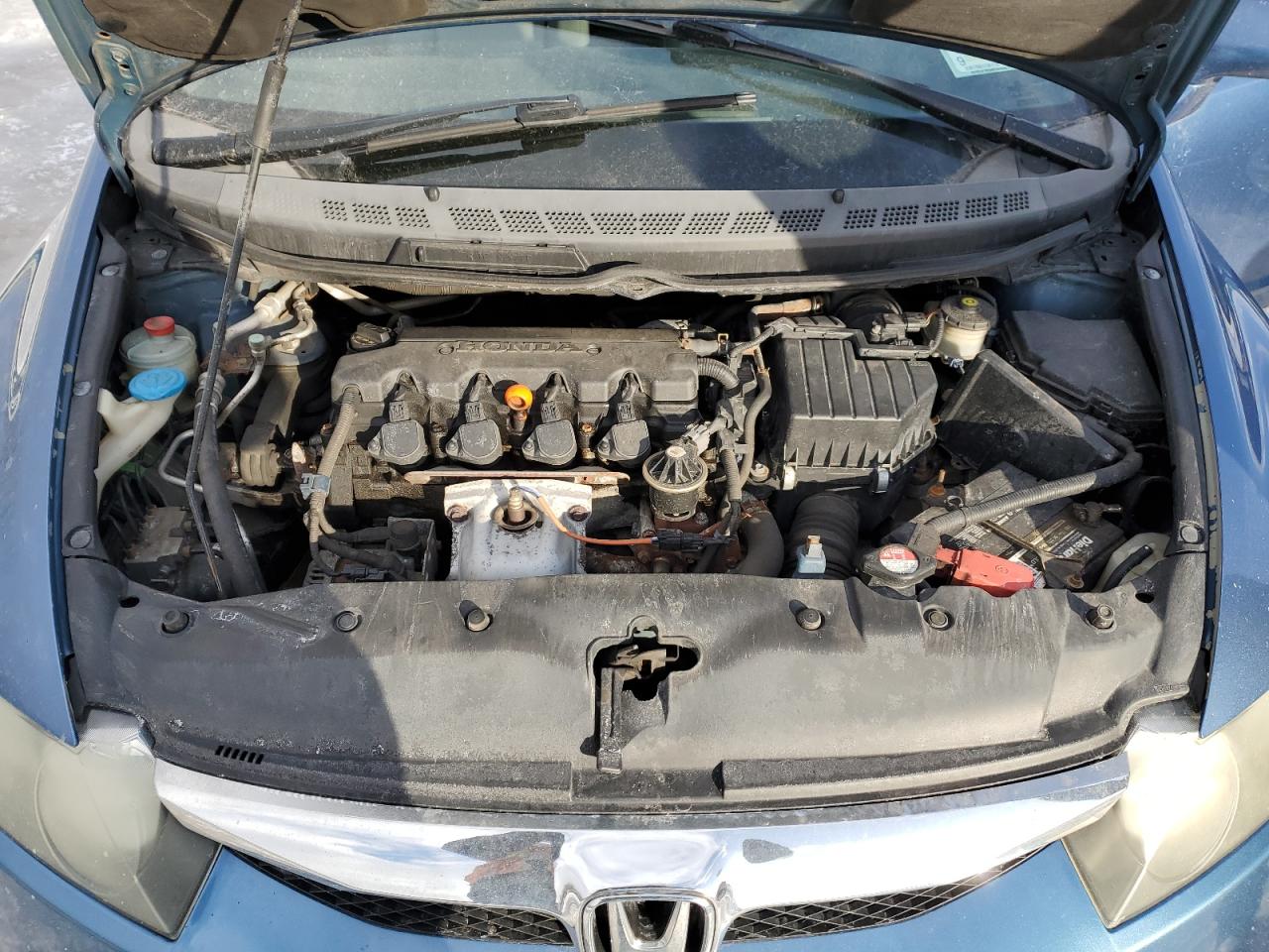 2009 Honda Civic VIN 2HGFA16939H350915 Copart auction photo, side / rear end damage thumbnail 11