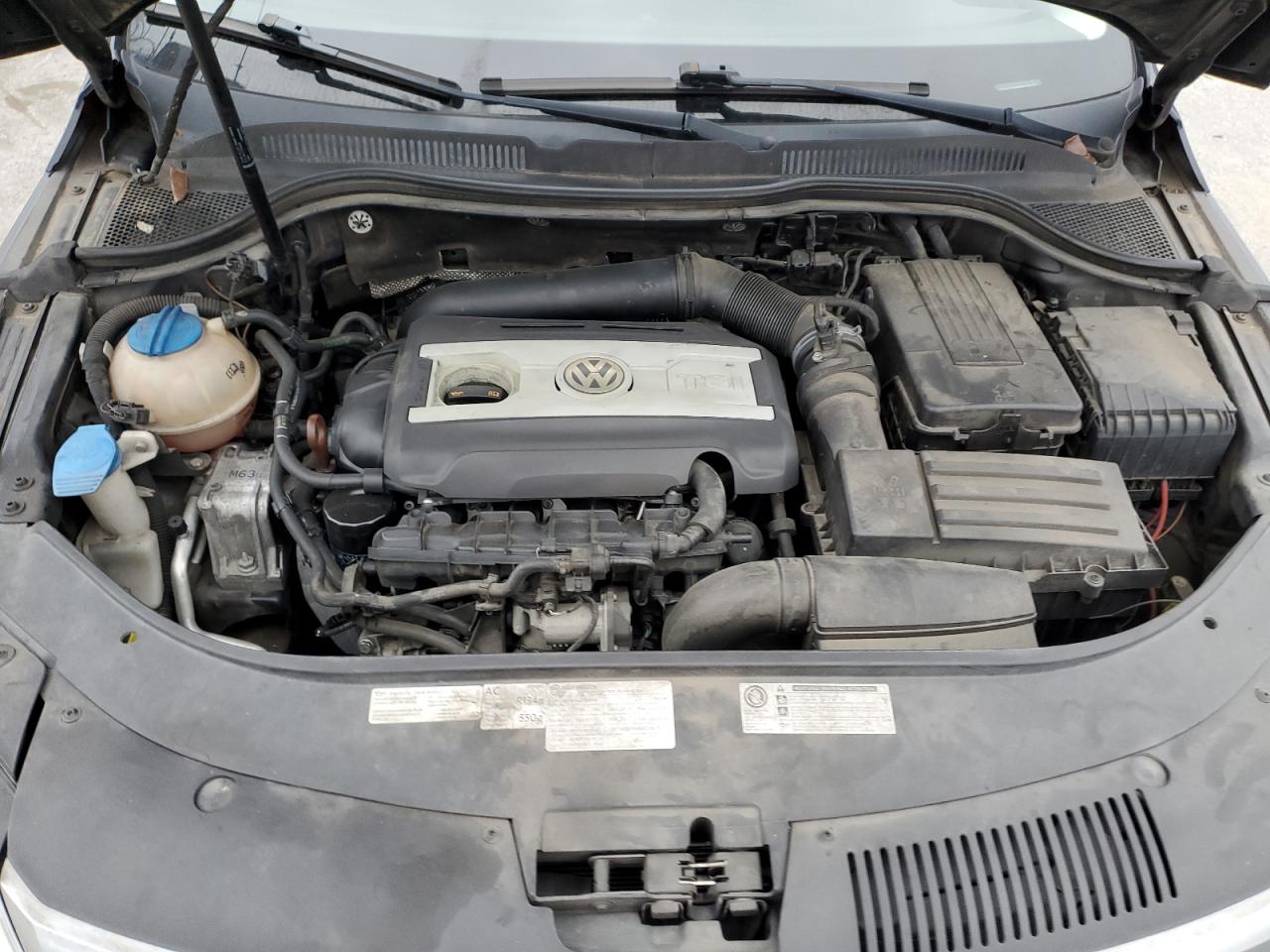 2013 Volkswagen Passat CC VIN WVWAN7AN5DE517134 Copart auction photo, all over damage thumbnail 11