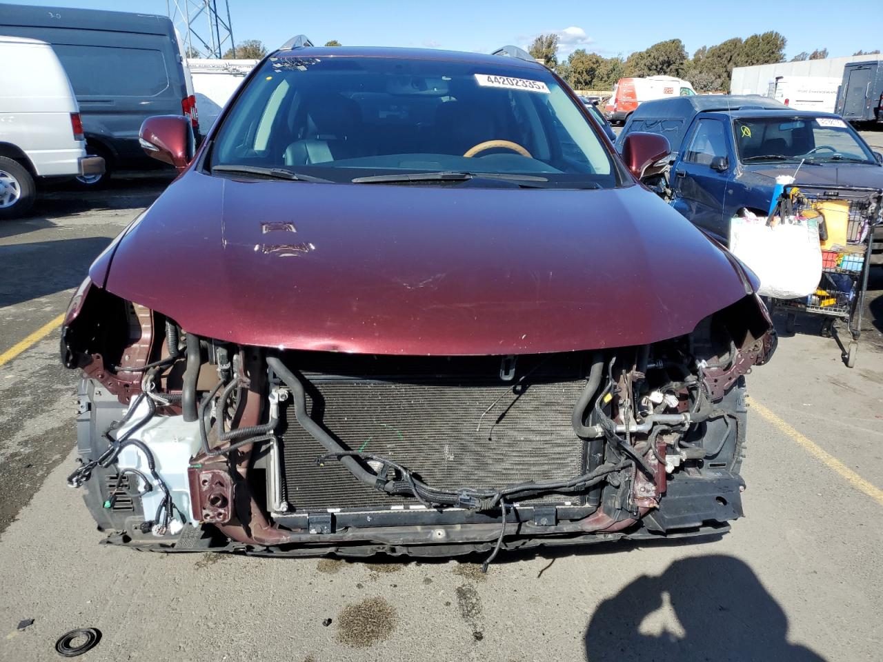 2015 Lexus RX VIN 2T2BC1BA9FC008863 Copart auction photo, front end damage thumbnail 5
