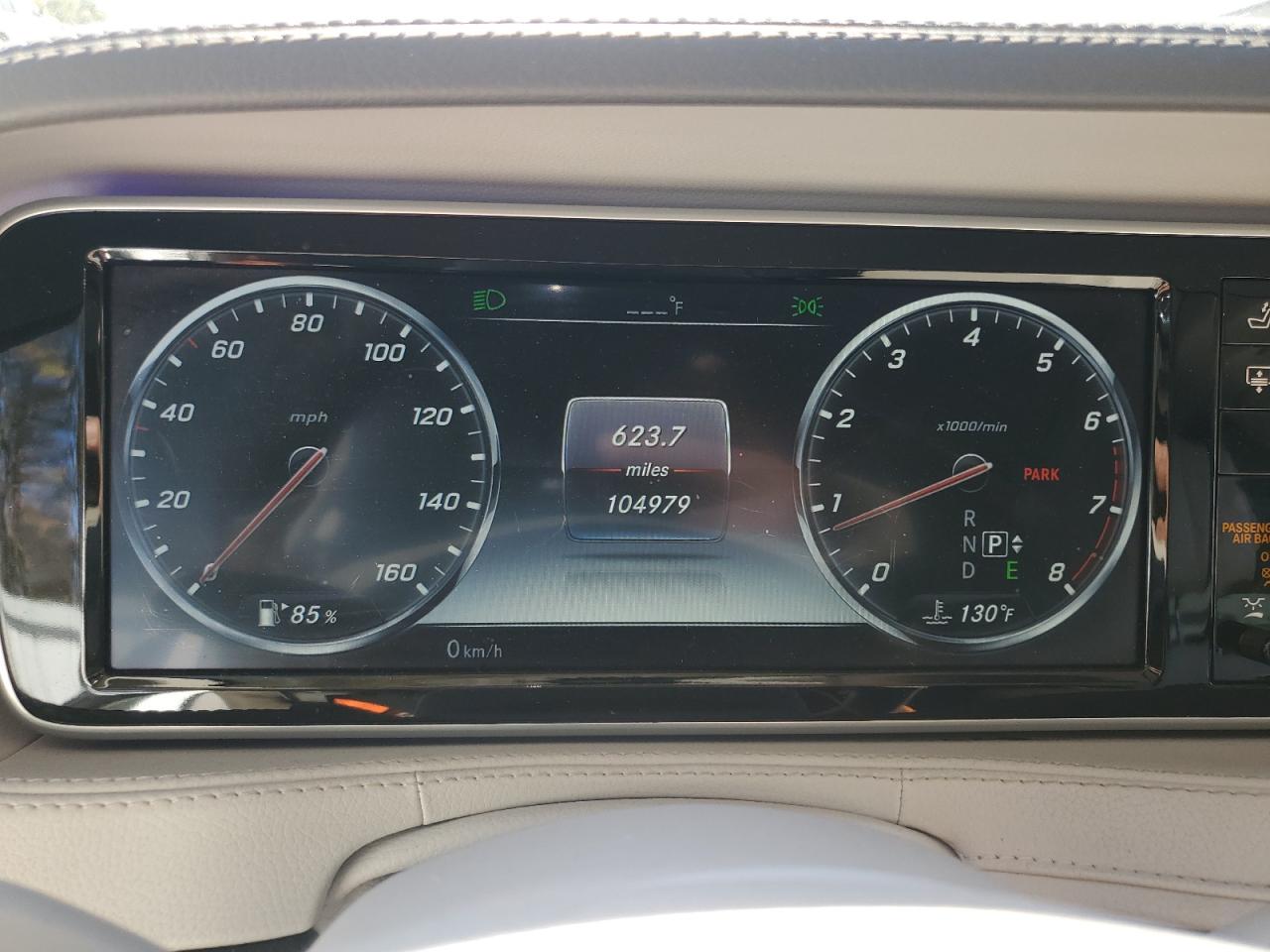 2016 Mercedes-Benz S-klasse VIN WDDUG8FB3GA277269 Copart auction photo, front end damage thumbnail 9