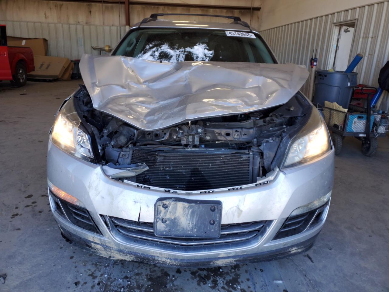 2014 Chevrolet Traverse VIN 1GNKRJKD8EJ279145 Copart auction photo, front end / minor dent/scratches damage thumbnail 5