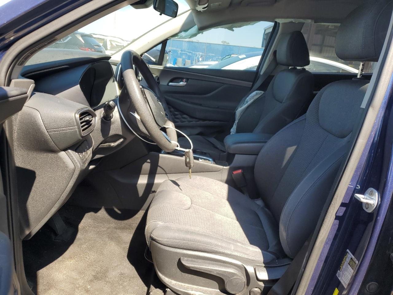 2019 Hyundai Santa Fe VIN 5NMS23AD6KH104064 Copart auction photo, side damage thumbnail 7