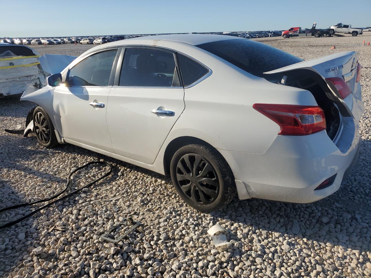 2017 Nissan Sentra VIN 3N1AB7AP6HY210531 Copart auction photo, front end / rear end damage thumbnail 2