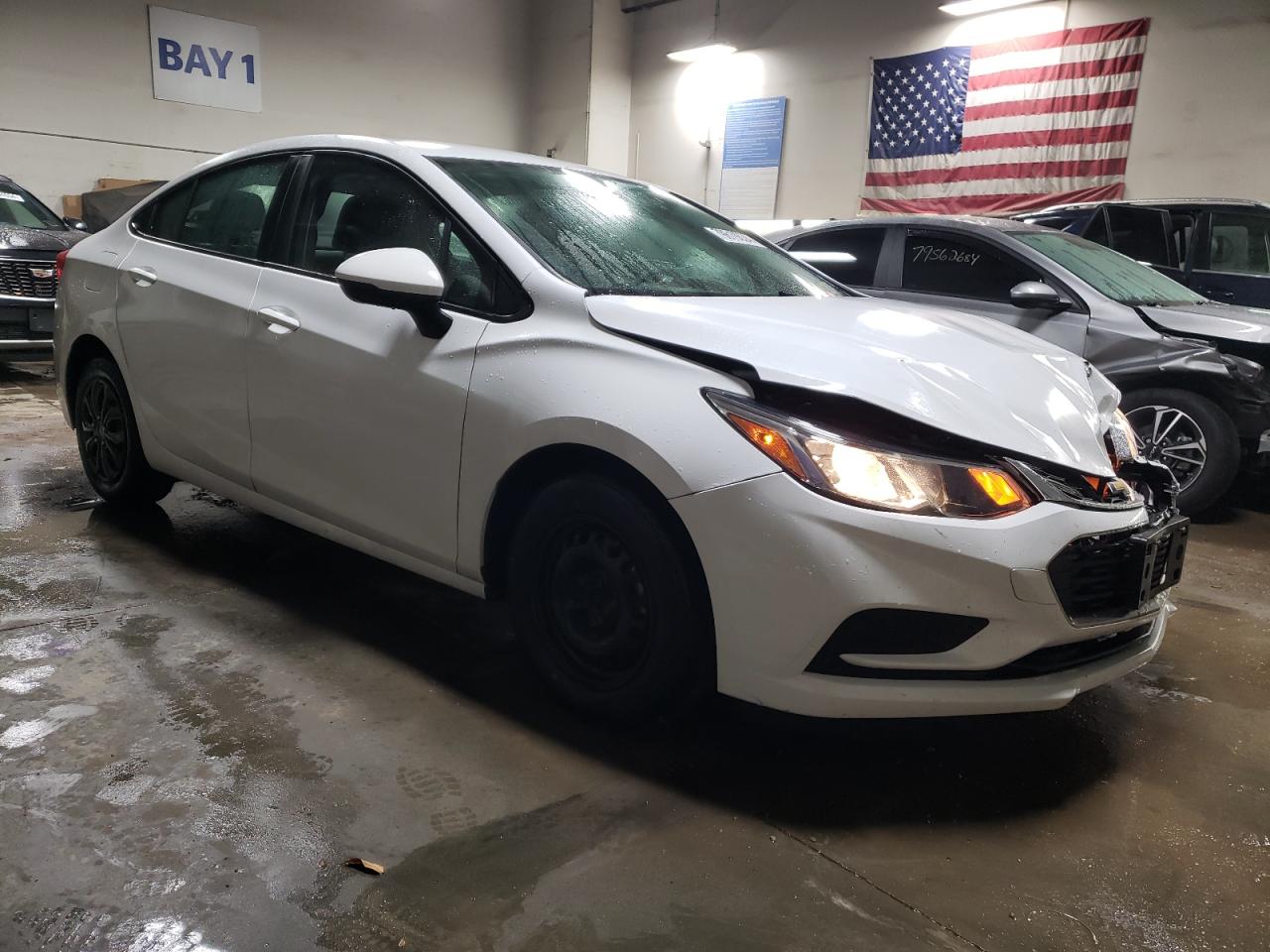 2018 Chevrolet Cruze VIN 1G1BC5SM0J7230541 Copart auction photo, front end damage thumbnail 4