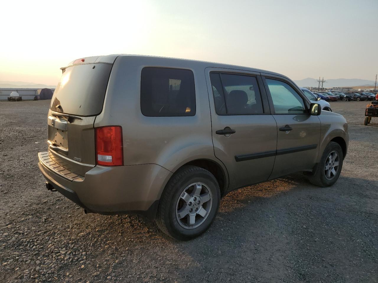 2011 Honda Pilot VIN 5FNYF4H25BB023700 Copart auction photo, rear end / front end damage thumbnail 3