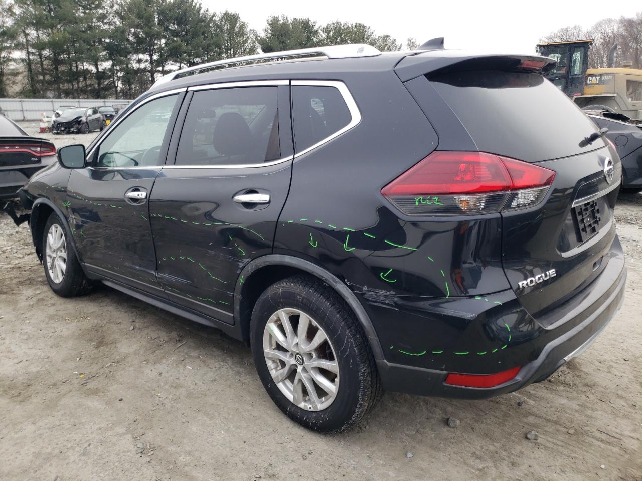 2018 Nissan Rogue VIN KNMAT2MV2JP559975 Copart auction photo, undercarriage / front end damage thumbnail 2