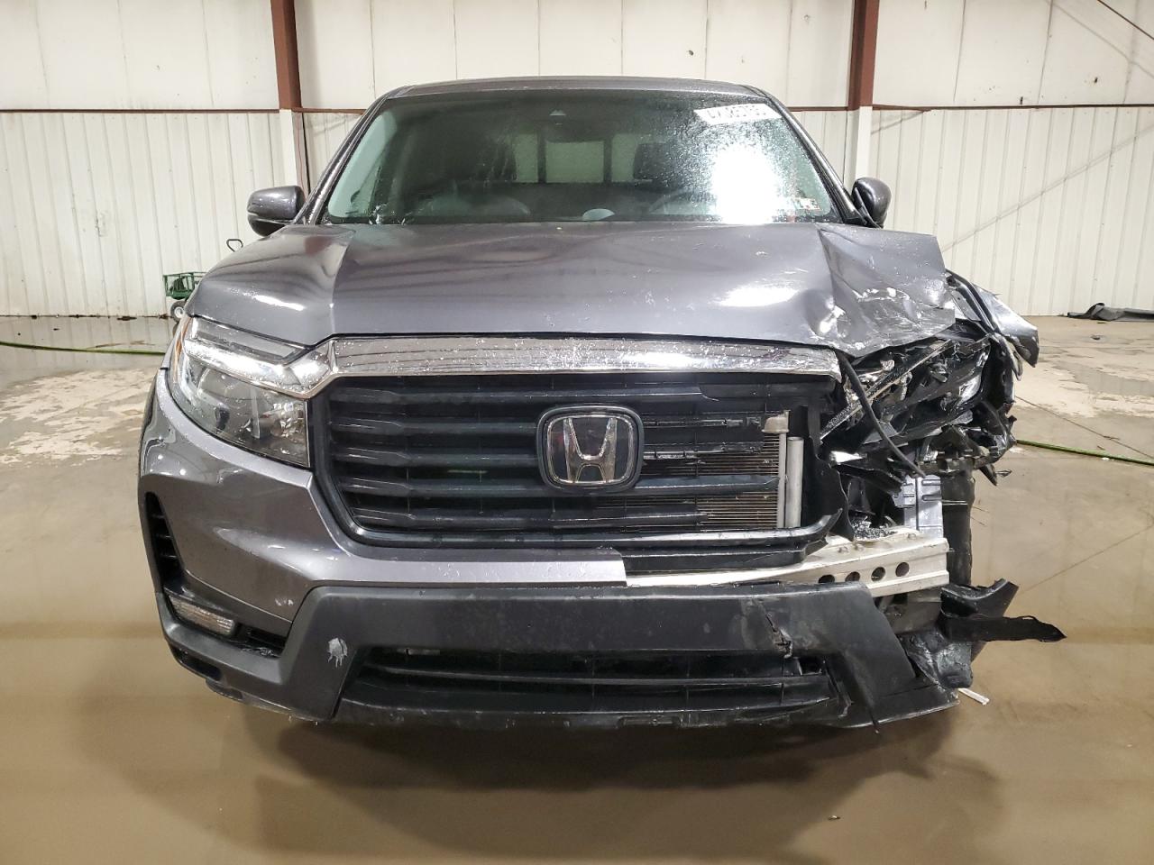 2022 Honda Ridgeline VIN 5FPYK3F59NB039199 Copart auction photo, front end damage thumbnail 5
