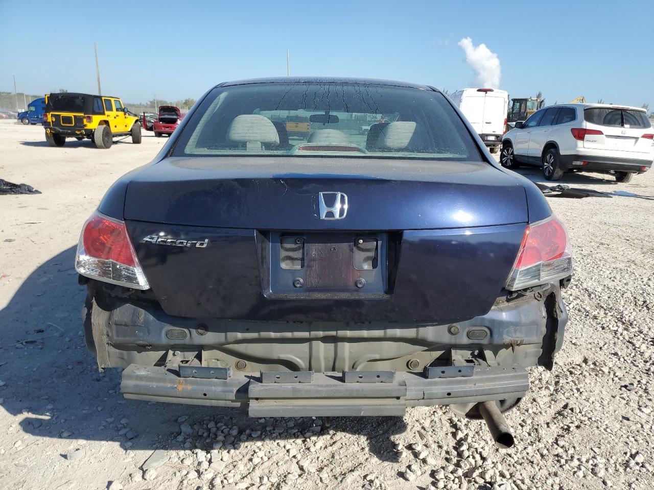 2009 Honda Accord VIN 1HGCP26349A148120 Copart auction photo, rear end / side damage thumbnail 6