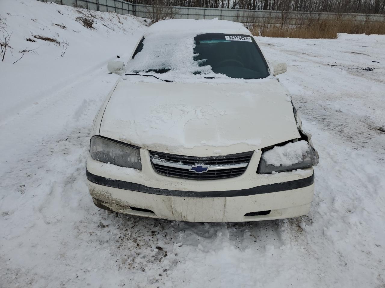 2001 Chevrolet Impala VIN 2G1WF55E119296611 Copart auction photo, side / front end damage thumbnail 5