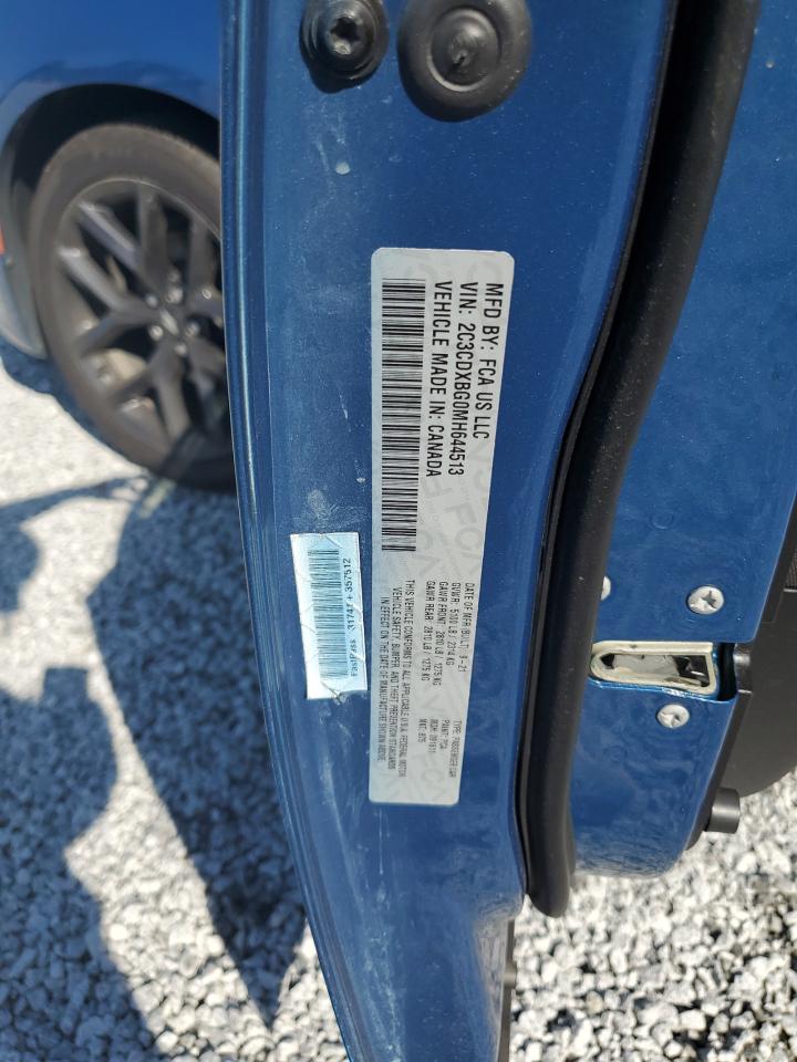 2021 Dodge Charger VIN 2C3CDXBG0MH644513 Copart auction photo, mechanical / minor dent/scratches damage thumbnail 12