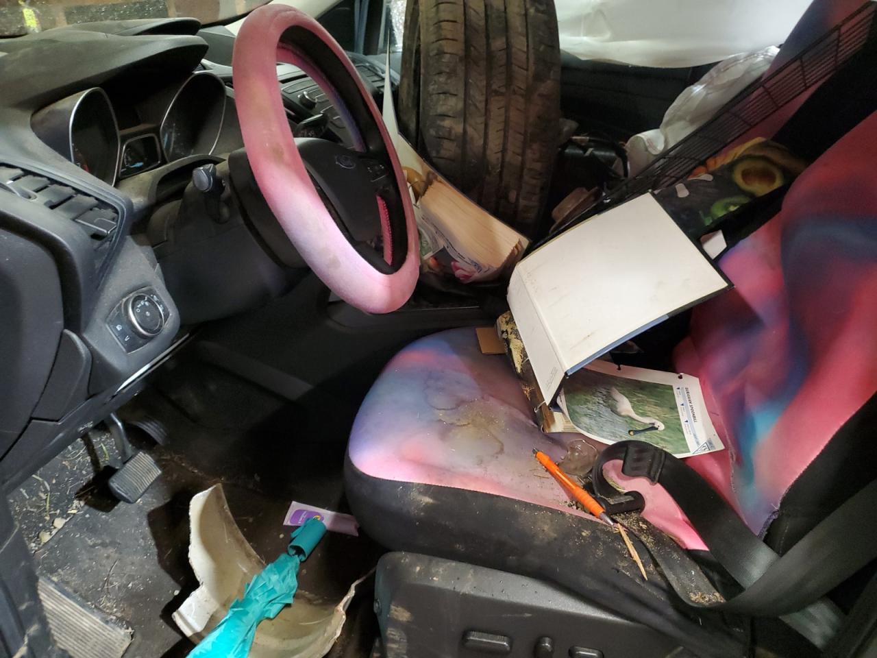 2017 Ford Escape VIN 1FMCU9GD4HUC62165 Copart auction photo, all over damage thumbnail 7
