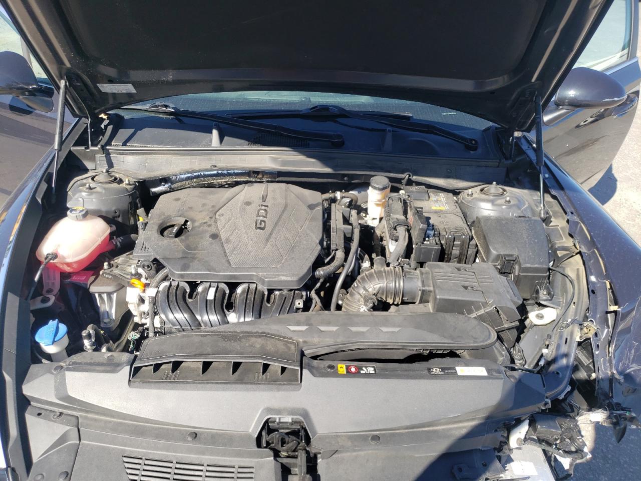 2023 Hyundai Sonata VIN KMHL24JA3PA270376 Copart auction photo, front end / undercarriage damage thumbnail 12