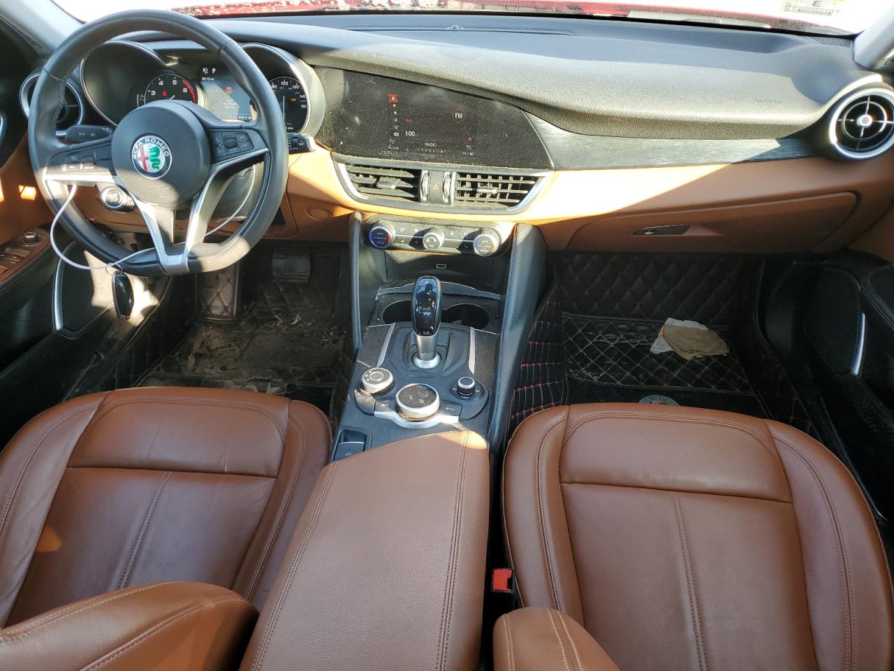 2019 Alfa Romeo Giulia VIN ZARFANAN0K7603383 Copart auction photo, front end damage thumbnail 8