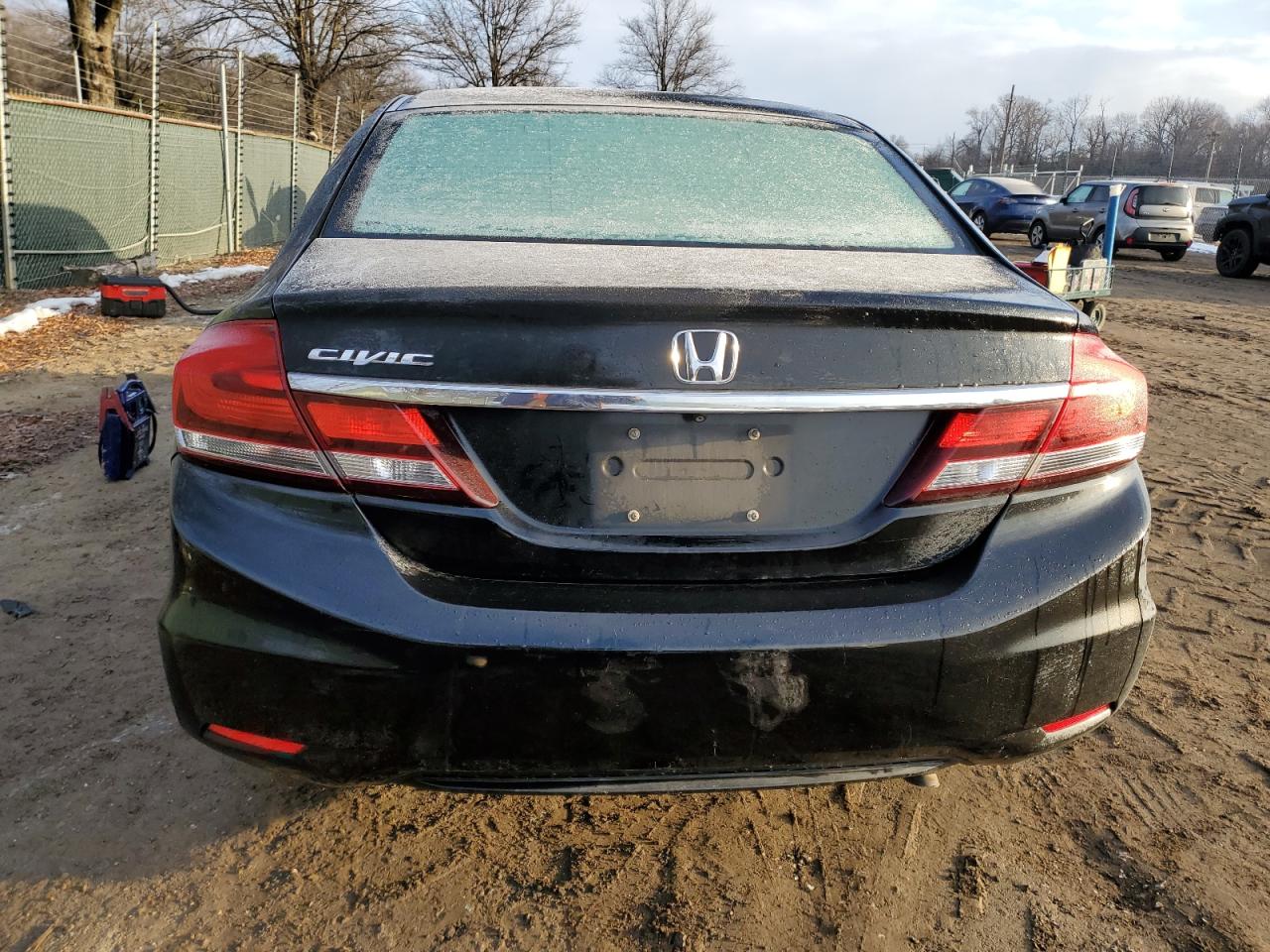 2013 Honda Civic VIN 2HGFB2F5XDH576166 Copart auction photo, front end damage thumbnail 6