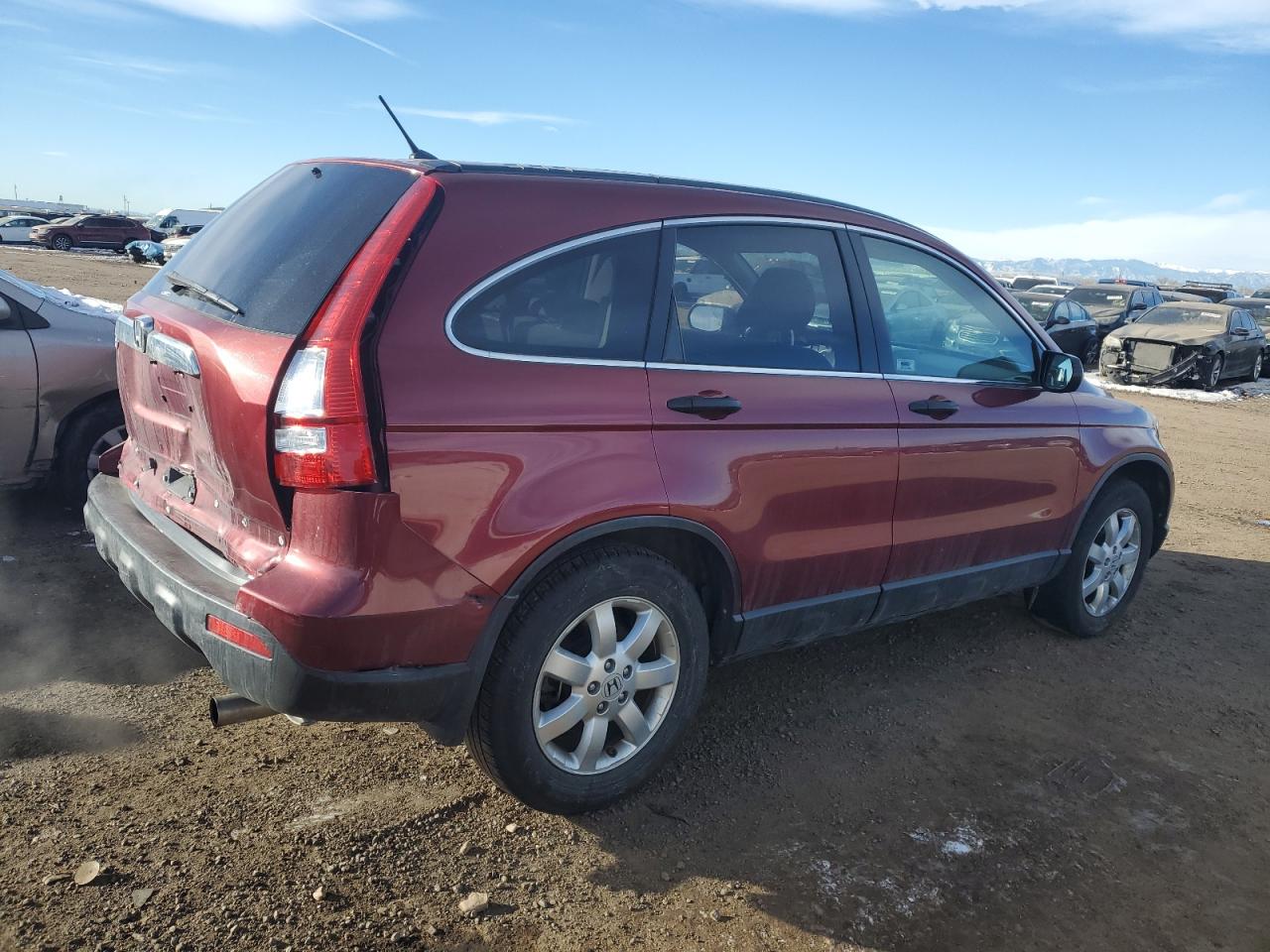 2009 Honda CR-V VIN JHLRE48539C021794 Copart auction photo, rear end damage thumbnail 3