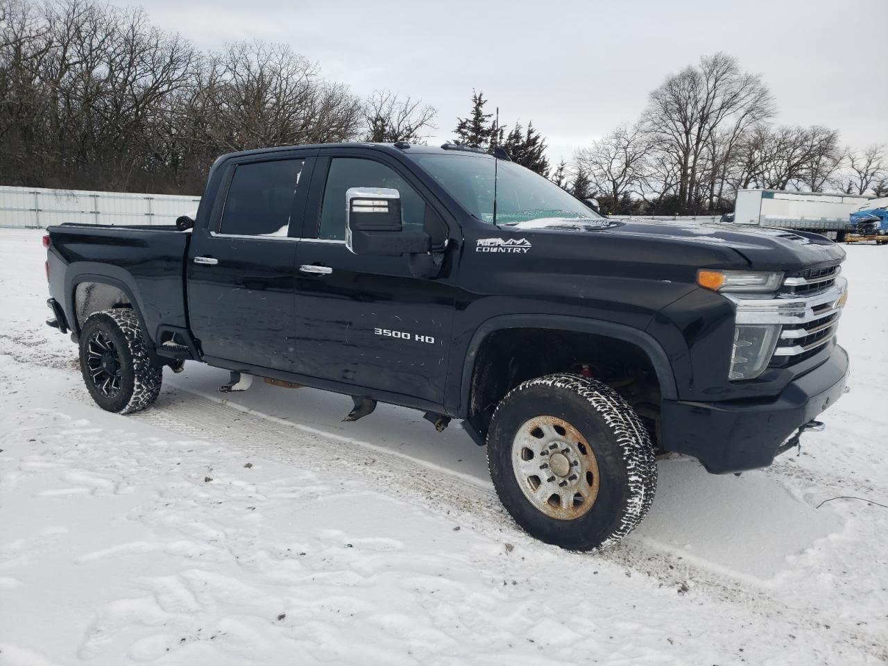 2020 Chevrolet Silverado VIN 1GC4YVEY0LF189921 Copart auction photo, undercarriage / all over damage thumbnail 4