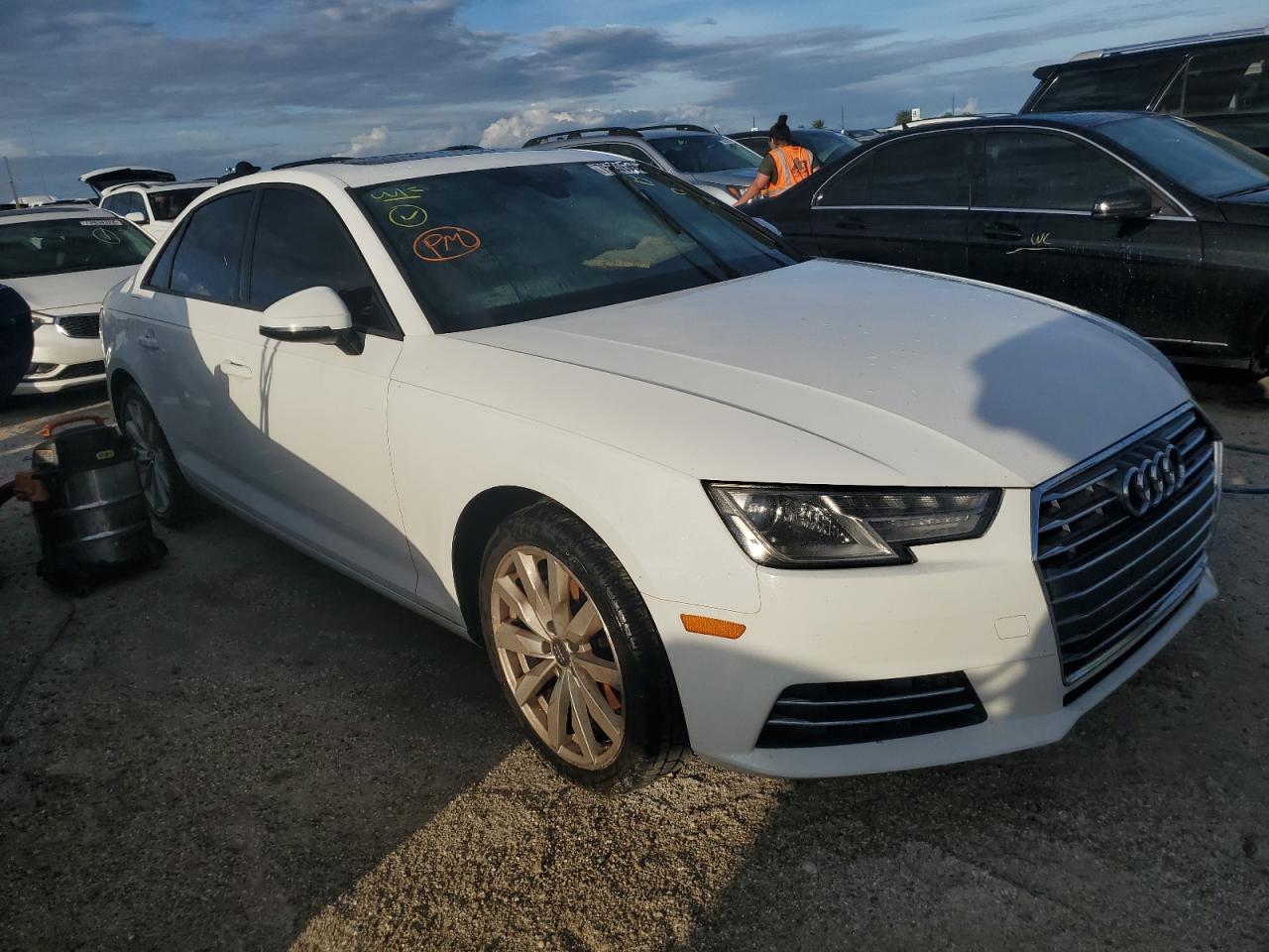 2017 Audi A4 VIN WAUGMAF43HN064970 Copart auction photo, water/flood damage thumbnail 4