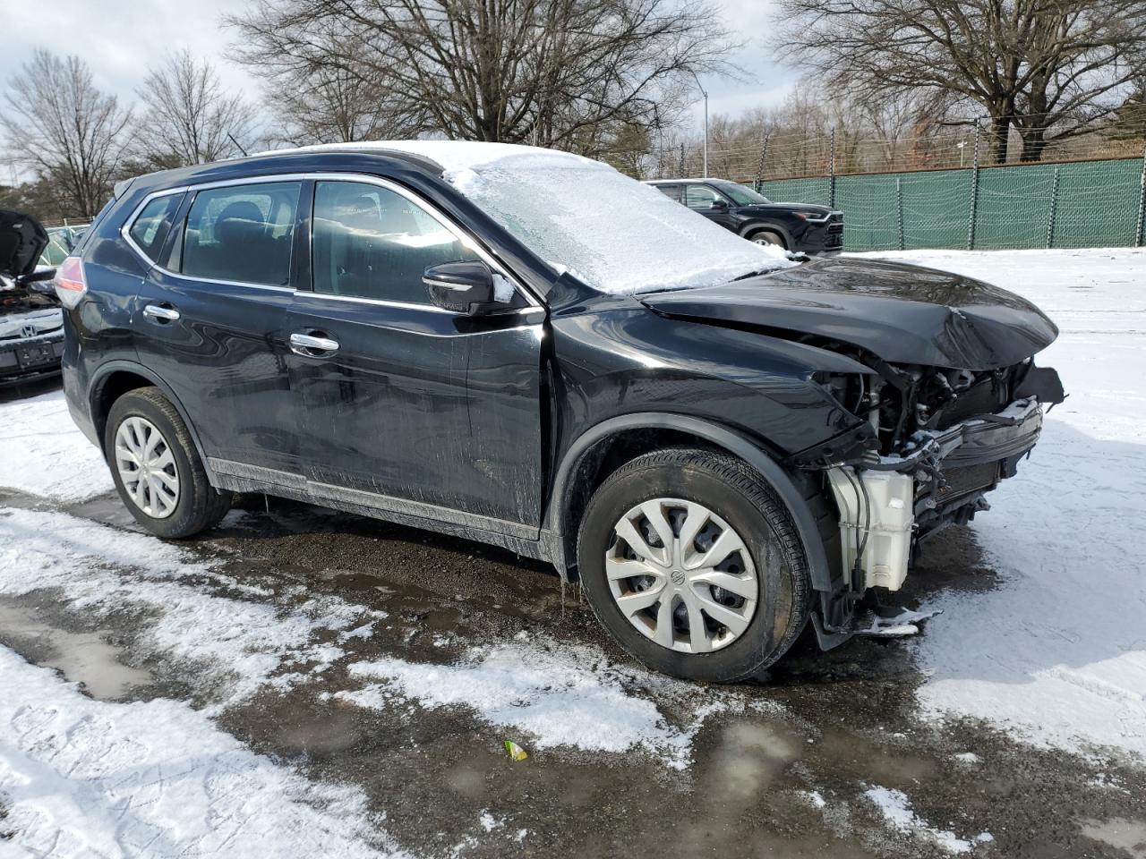 2014 Nissan Rogue VIN 5N1AT2MV0EC798546 Copart auction photo, front end / mechanical damage thumbnail 4
