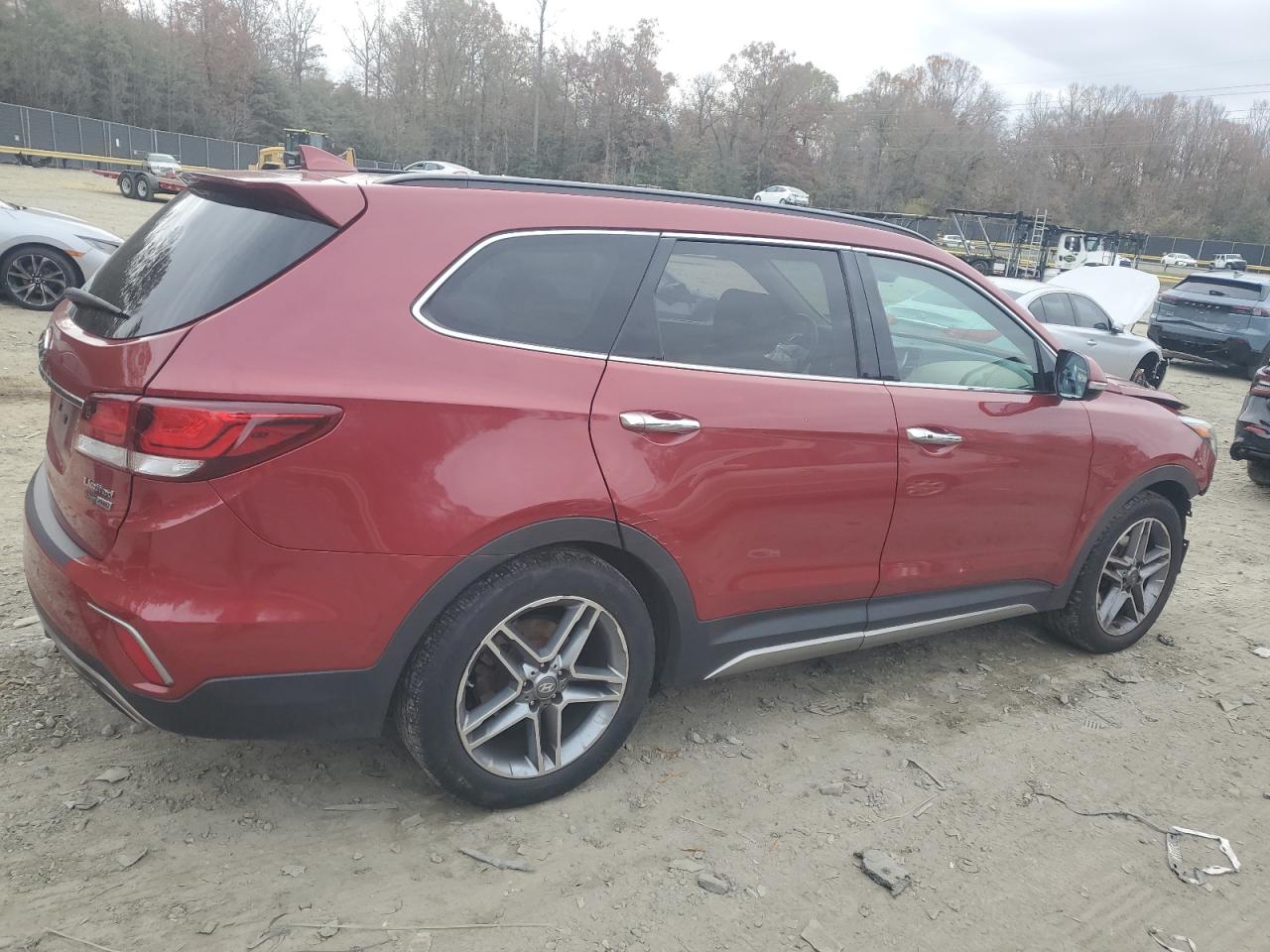 2017 Hyundai Santa Fe VIN KM8SRDHF5HU241518 Copart auction photo, front end damage thumbnail 3