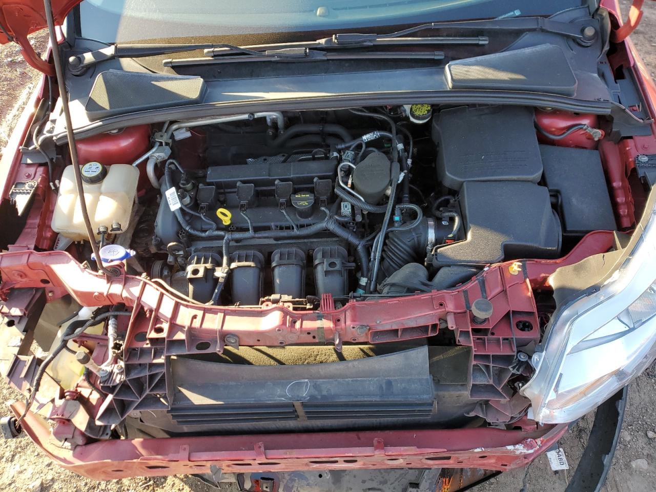 2012 Ford Focus VIN 1FAHP3M24CL419456 Copart auction photo, all over damage thumbnail 12