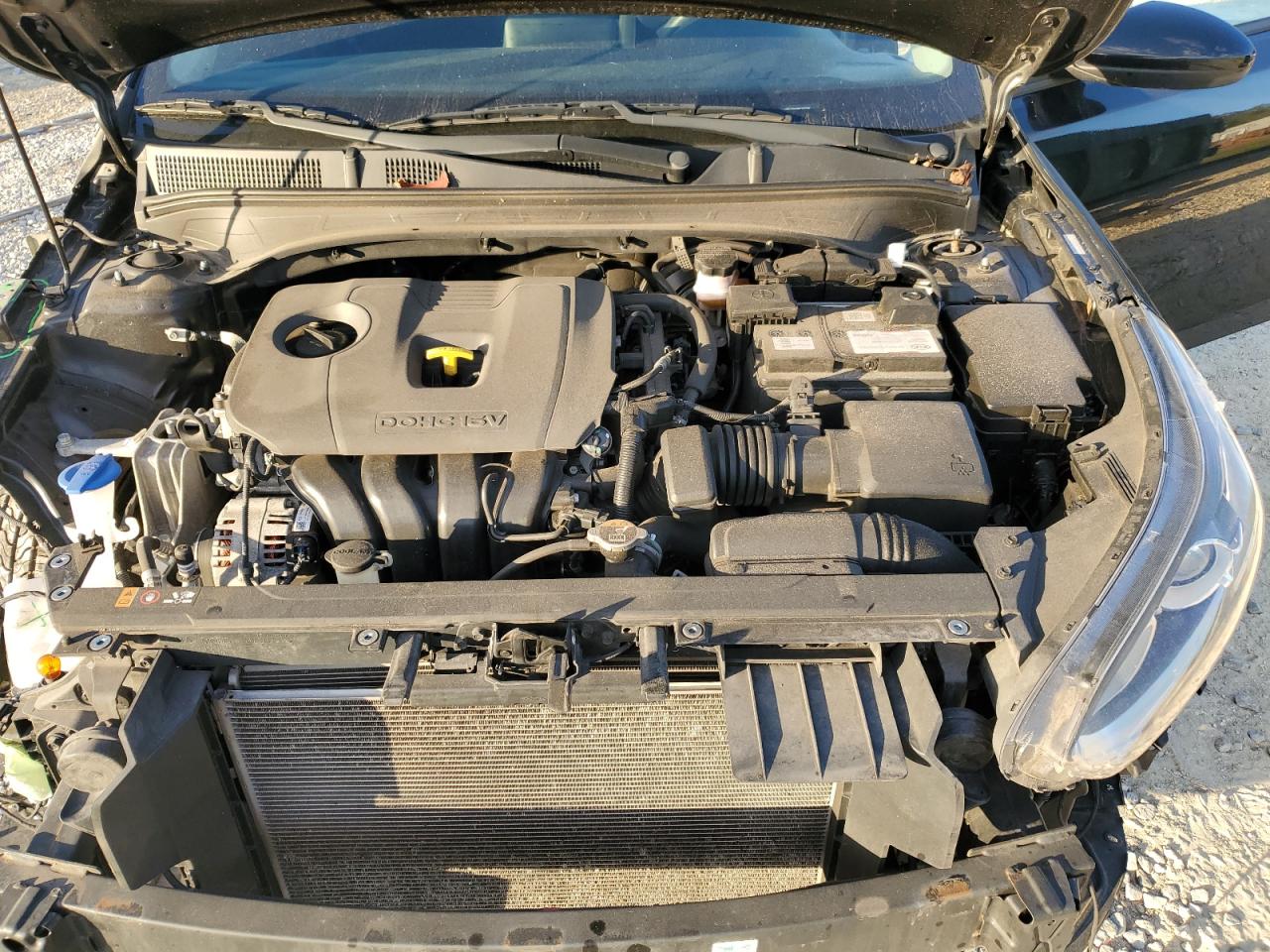 2021 KIA Forte VIN 3KPF24AD6ME267394 Copart auction photo, front end / side damage thumbnail 11