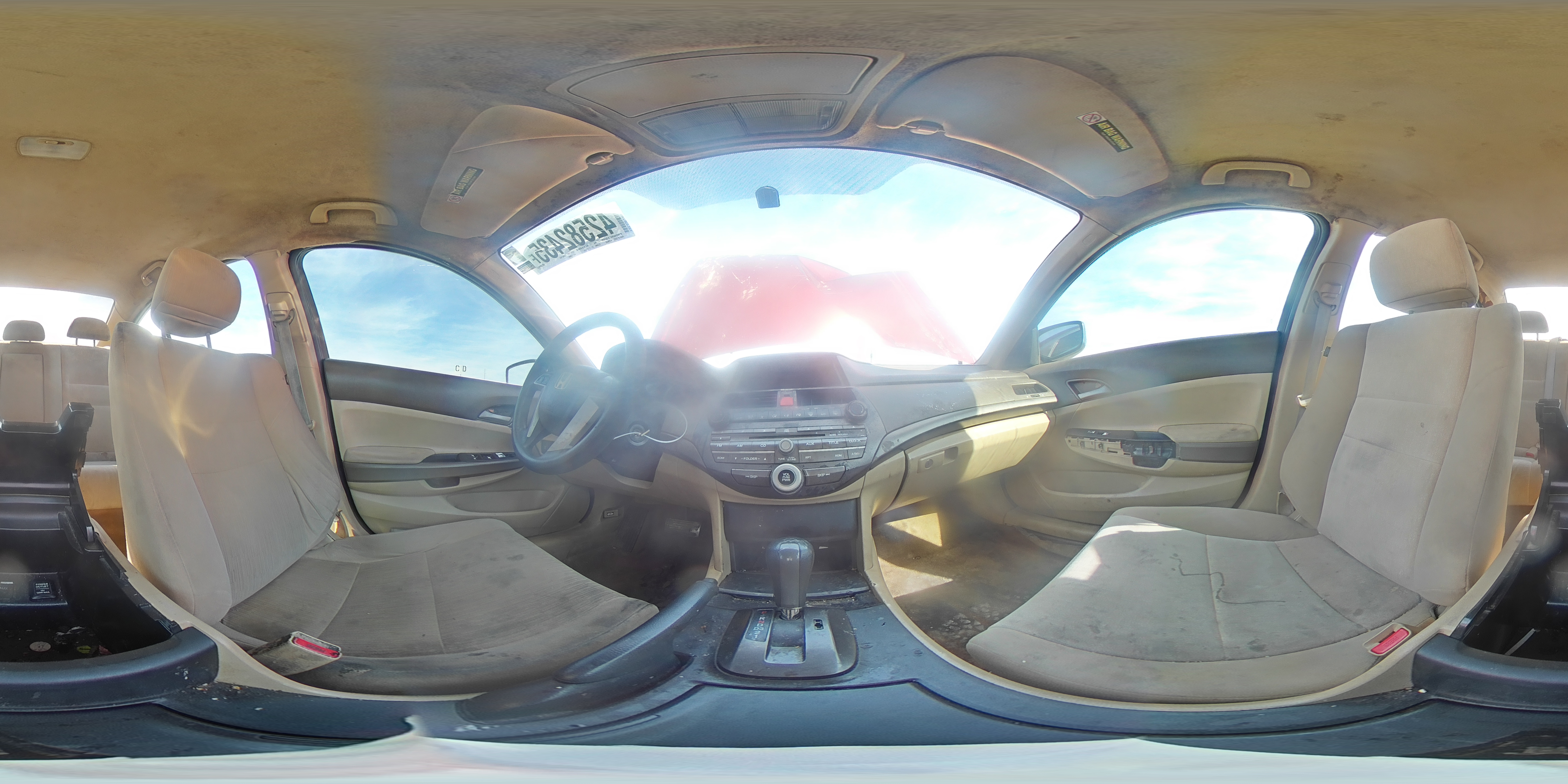 2010 Honda Accord VIN 1HGCP2F33AA119681 Copart auction photo, front end damage thumbnail 12