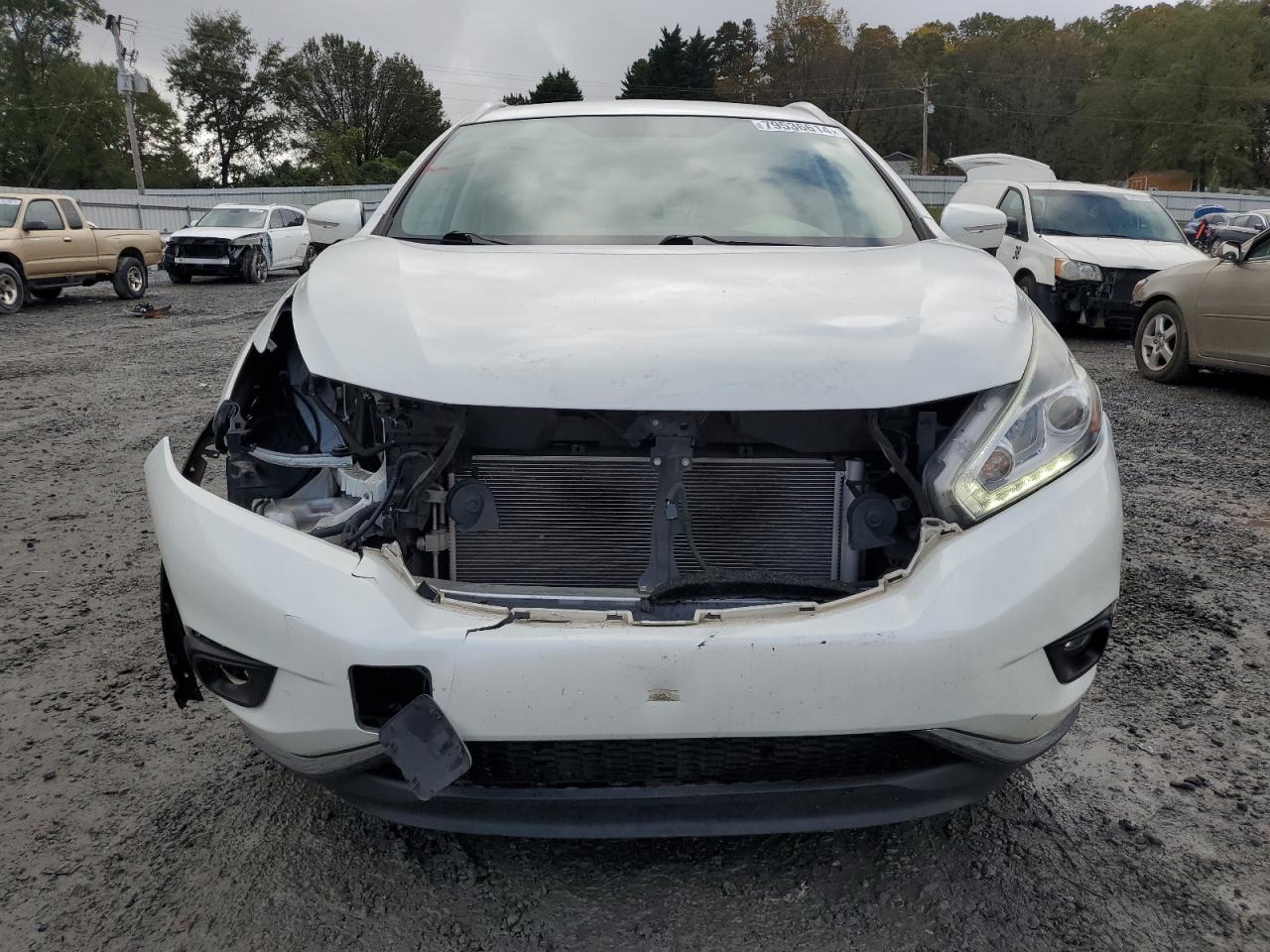 2015 Nissan Murano VIN 5N1AZ2MG2FN233737 Copart auction photo, front end / minor dent/scratches damage thumbnail 5