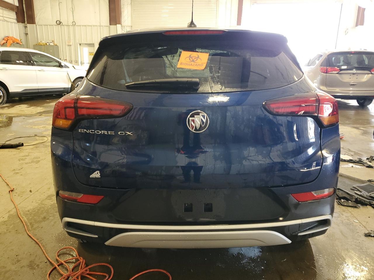 2022 Buick Encore VIN KL4MMBS28NB124961 Copart auction photo, rollover damage thumbnail 6
